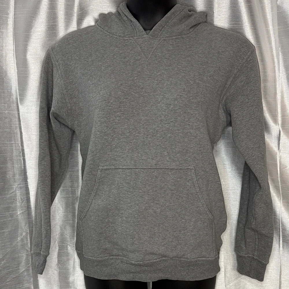 Lululemon All Yours Hoodie Athletic Fleece Kangaroo Pocket Heather Gray Womens 6